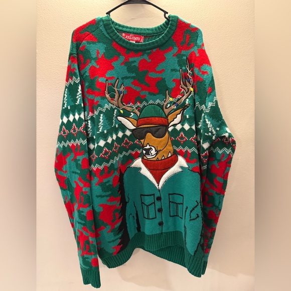 Mens 2x ugly Christmas sweater - Picture 3 of 4